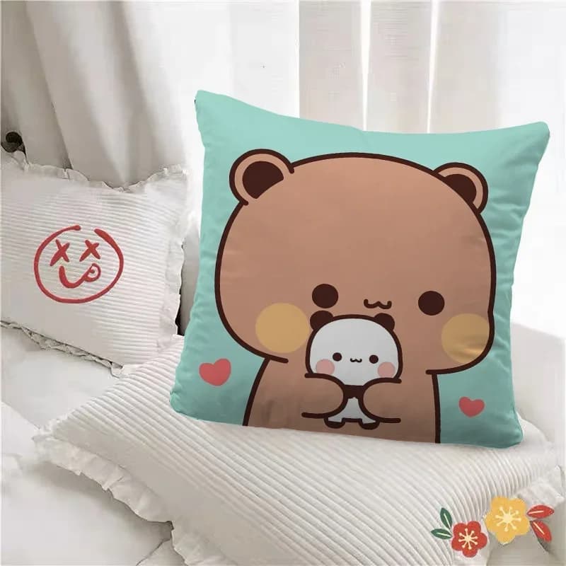 Cuscino Anime Bubu Dudu cuscini decorativi per divano federa 40x40 federe per Pilow fodera per cuscino 45x45 decorazione autunnale decorazione per auto