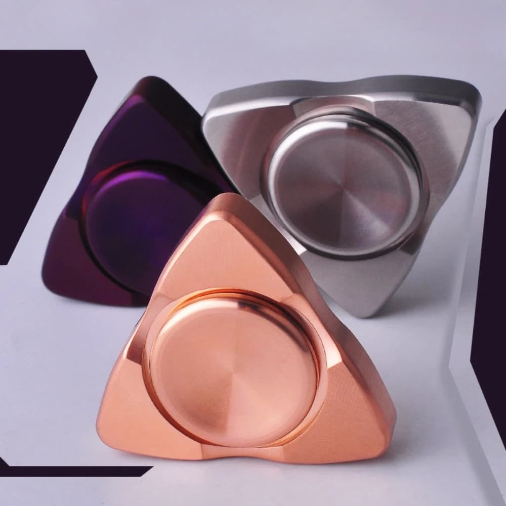 Miaojia EDC MLD Fidget Spinner Meccanico in Acciaio Inossidabile Spazzolato a Forma di Testa di Cane, Giocattolo Antistress