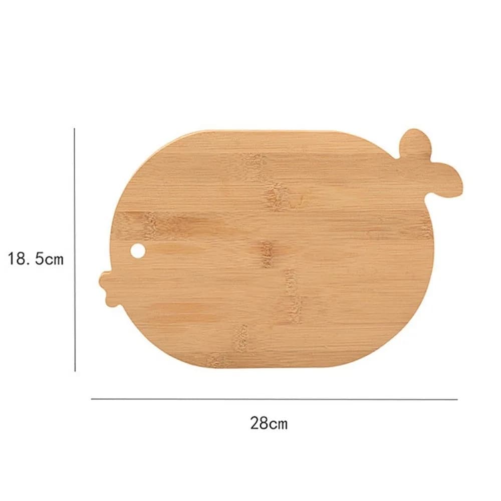 Tagliere in Legno Ecologico a Forma di Maiale, Tagliere Creativo a Forma di Pesce per Alimenti ‌ Tappetini per Tagliere da Picnic