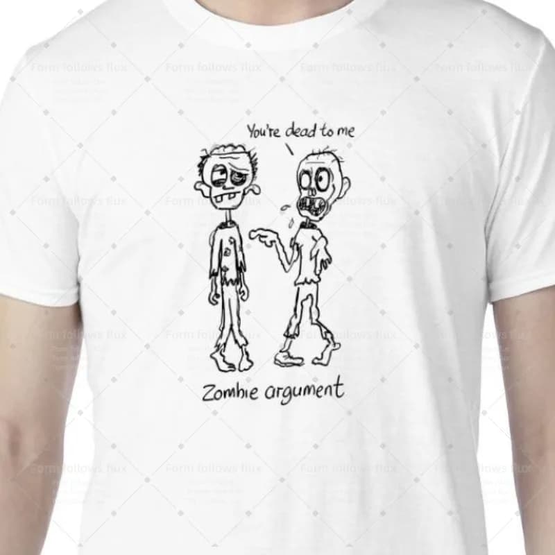 T-shirt con cappuccio da uomo 2026, stile fumetto disegnato a mano, tema Zombie Argument Dads Daftness Kids SciFi, unisex, taglie S-6XL, adatto anche alle taglie forti
