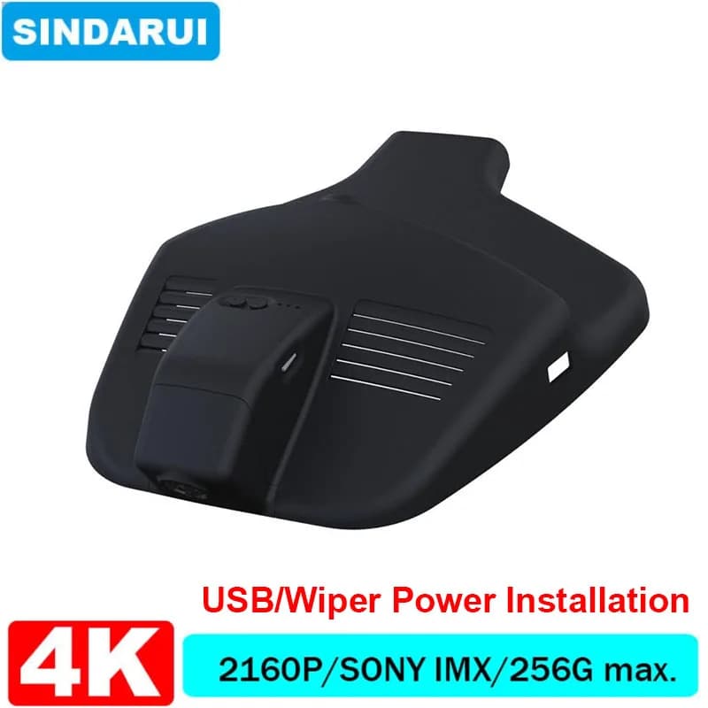 4K HD 2160P Nuova Porta USB Auto DVR Wifi Dash Cam Doppia lente Videoregistratore Per Ford Edge 2020 2021 di Controllo APP Mobile