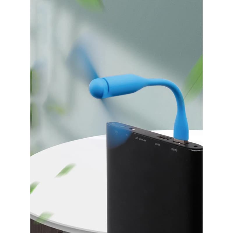 Ventola USB piccola ventola flessibile pieghevole per Power Bank Laptop PC caricatore ca Mini ventola portatile a mano fredda per Computer Gadget estivo