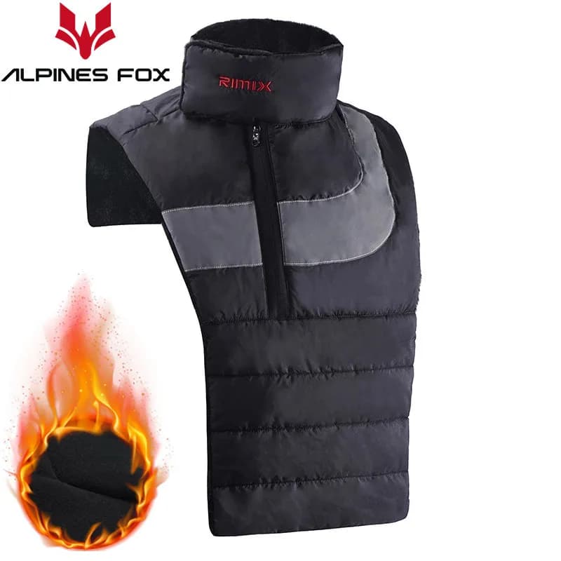 Sciarpa invernale per moto, colletto scaldacollo a prova di freddo, bavaglino in pile termico, escursionismo, ciclismo, corsa, sport, sci, snowboard, donna uomo