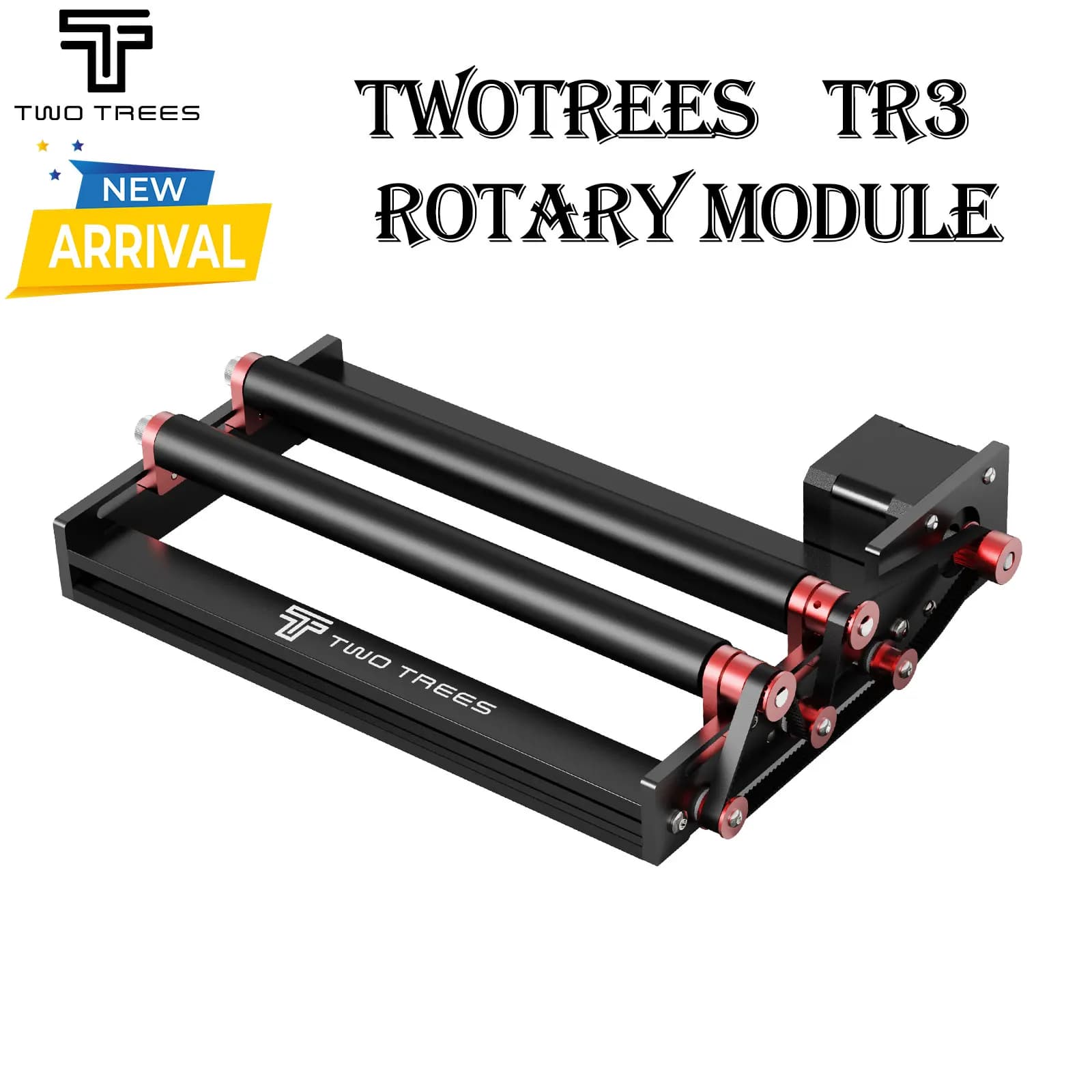 Laser Rotating Roller TWOTREES TR3 360 ° Y axis roller engraving with rotation for LightBurn LaserGRBL to 95% of laser engraver on the market