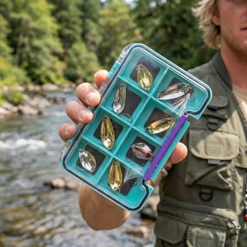 Fishing Equipment Box in Moscow Waterproof, Multifunctional Organizer Portable for Freshwater and Salad
