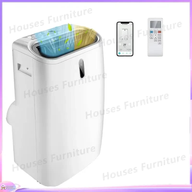 12000 BTU Portable Air Conditioner Dual Hose AC Unit for Home 25sqm Room Smart Cooling Heating Dehumidifier Energy Efficient