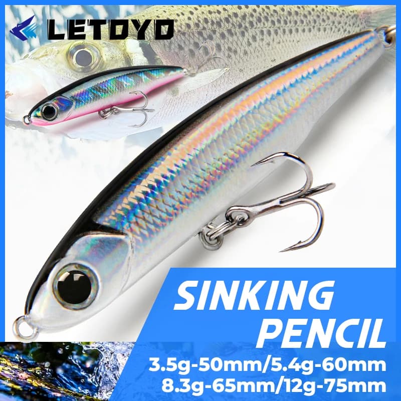 LETOYO Fishing Lure Weights Trolling Hard Bait Bass Fishing Bait Tackle Trout Jigging Lure Jigs Saltwater Lures