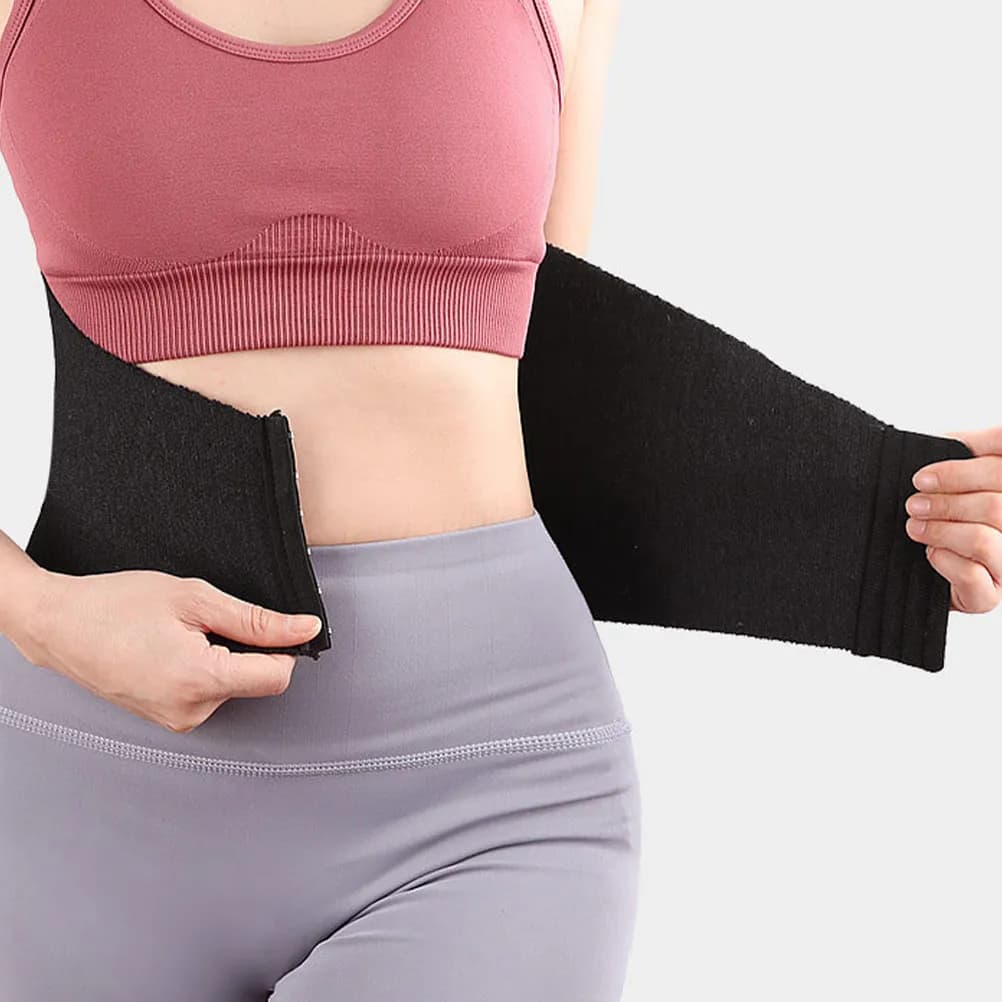 Cintura di Supporto Lombare Calda e Imbottita, Fascia Professionale per la Vita Traspirante e Resistente all'Usura, Portatile per Uso Quotidiano, Sportivo e Invernale all'Aperto