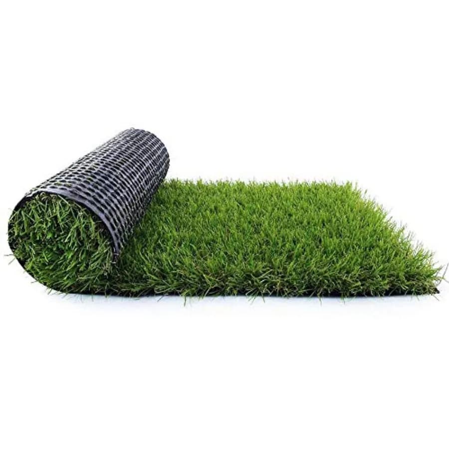 Erba Sintetica 1.38" Misure Personalizzate, Tappeto in Erba Finta per Interni/Esterni, Prato Sintetico per Decorazione Paesaggistica