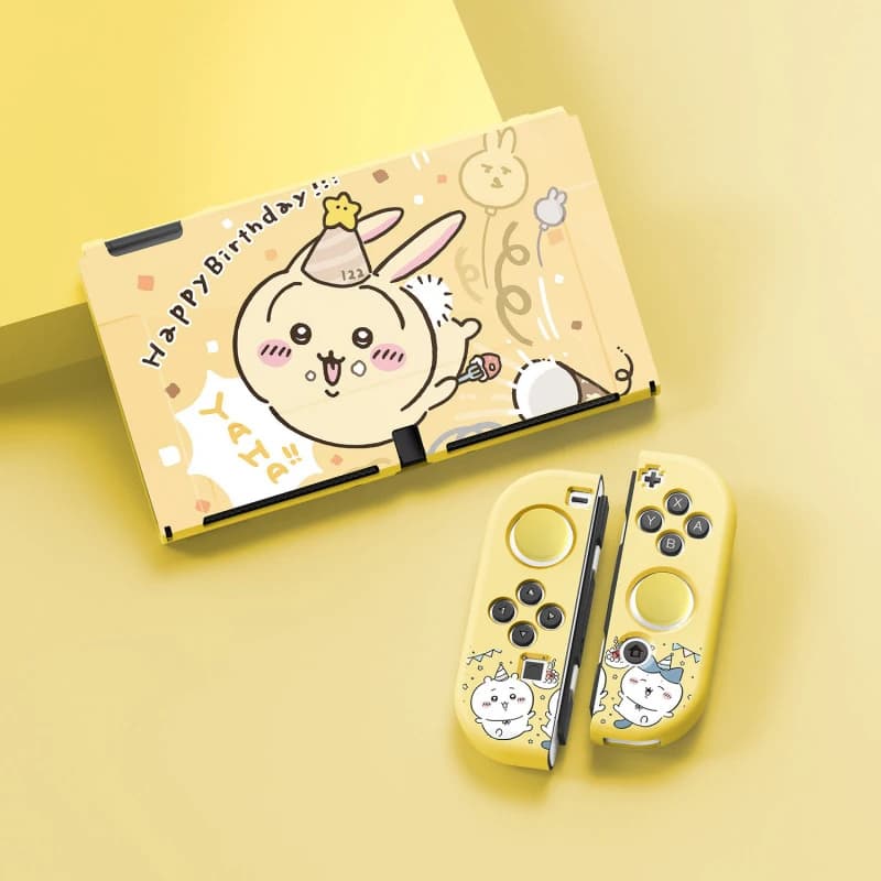 Cute Cartoon Chillkawa Switch Protective Case For Nintendo Switch 2/Switch/OLED Anime Hachiware Usagi Matte Console Hard Cover