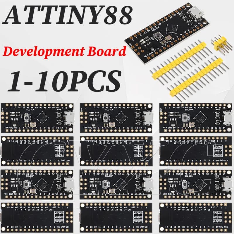Scheda di sviluppo Micro ATTINY88 16Mhz /Digispark ATTINY85 aggiornata/Nano V3.0 ATmega328 estesa compatibile per Arduino IDE 1.0+