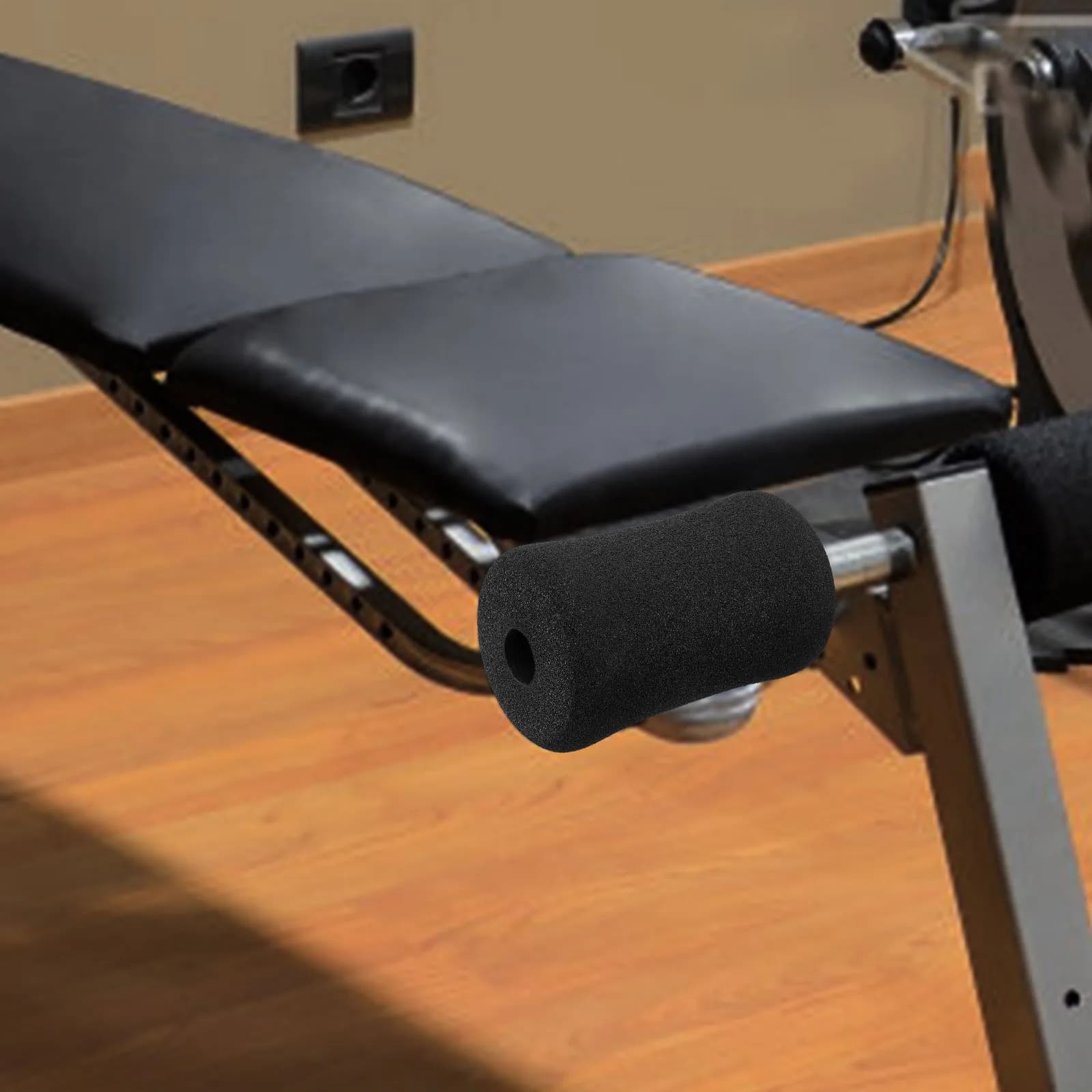 2 pcs of fitness equipment foam, gym cushion spare pads, for leg curling machine, exercise cover, foam roller, gym, Ab