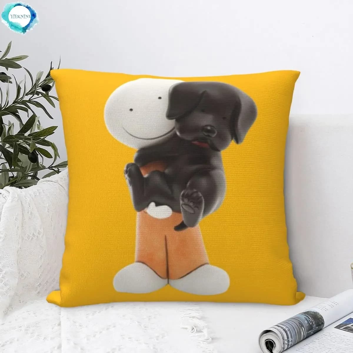 Fodera per cuscino con federa quadrata di applicatore Hyde fodera per cuscino Comfort fodera per cuscino in poliestere per divano di casa soggiorno