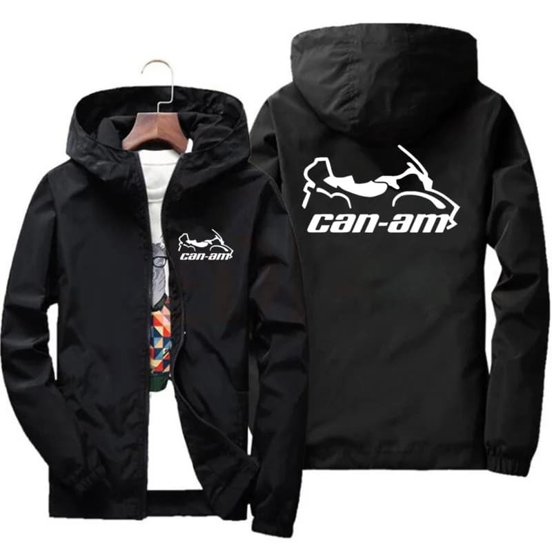 2025new Men Can Am Enduro Cross Motocross Bitumen Bike Life Windbreaker Jacket Hooded Coat Thin Hoodies Coat Pilot Clothing