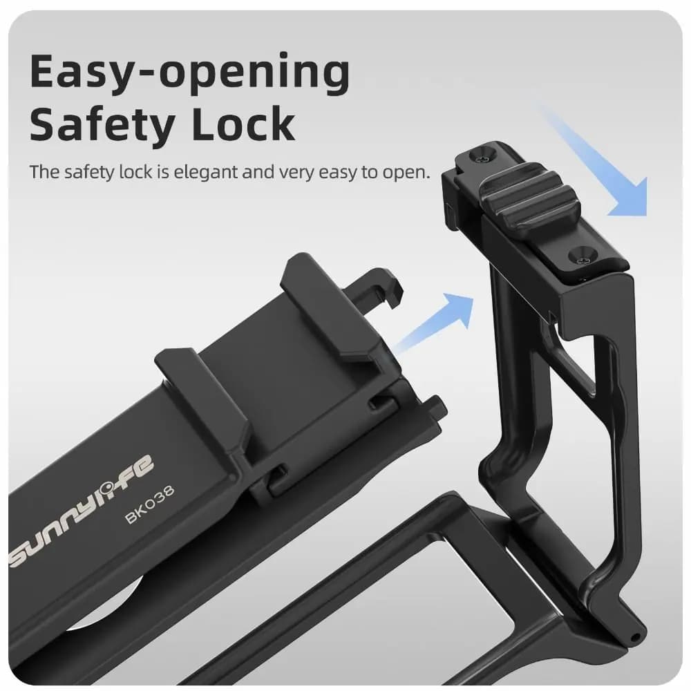Xplorer quick release handle frame plastic camera frame with Vlog support for cold skate grip for DJI Osmo Action 5 Pro/4/3