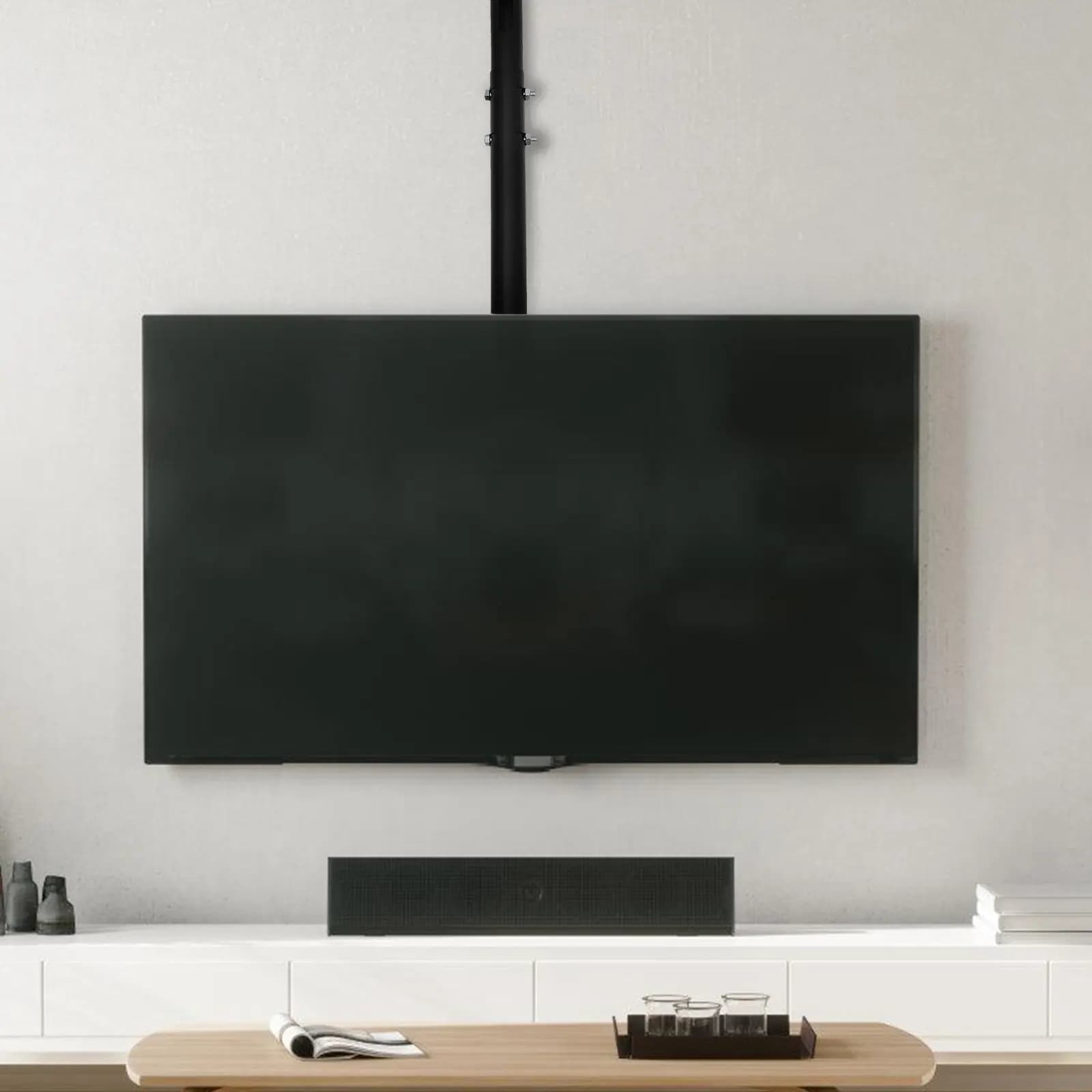 1Pcs TV Wall Mount Bracket 14-42 Inch Adjustable Angle Rotating LCD Monitor Ceiling Hanging Holder TV Wall Stand