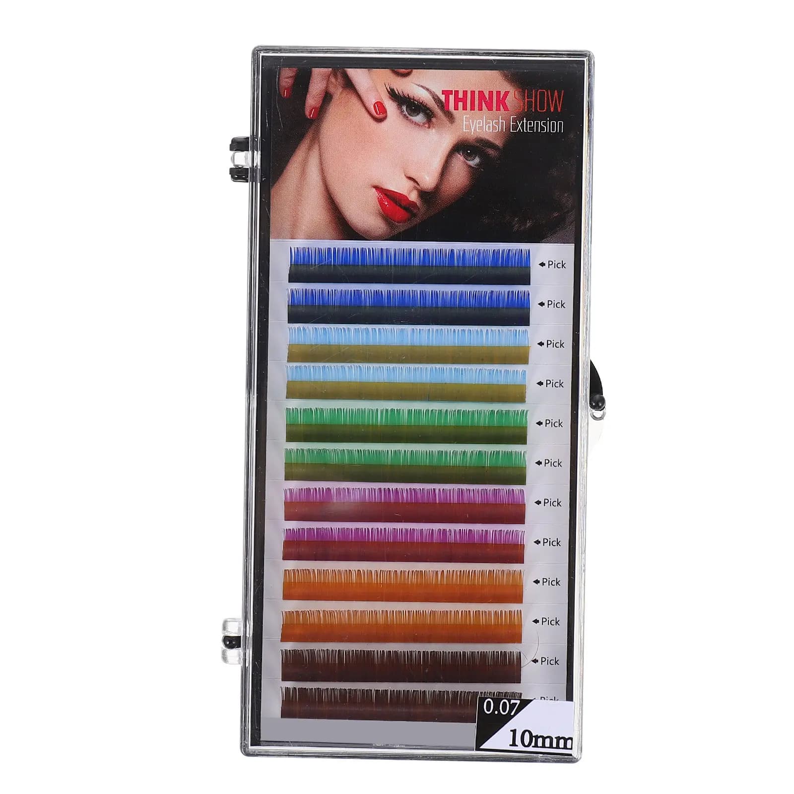 1 scatola di ciglia finte per il trucco, design realistico, finitura glitterata, per occasioni speciali, styling professionale