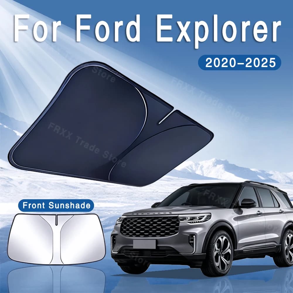 Per Ford Explorer 2020 ~ 2025 2021 2022 Auto Visiera parasole Parabrezza anteriore Parasole Isolamento termico Raffreddamento estivo Accessori auto