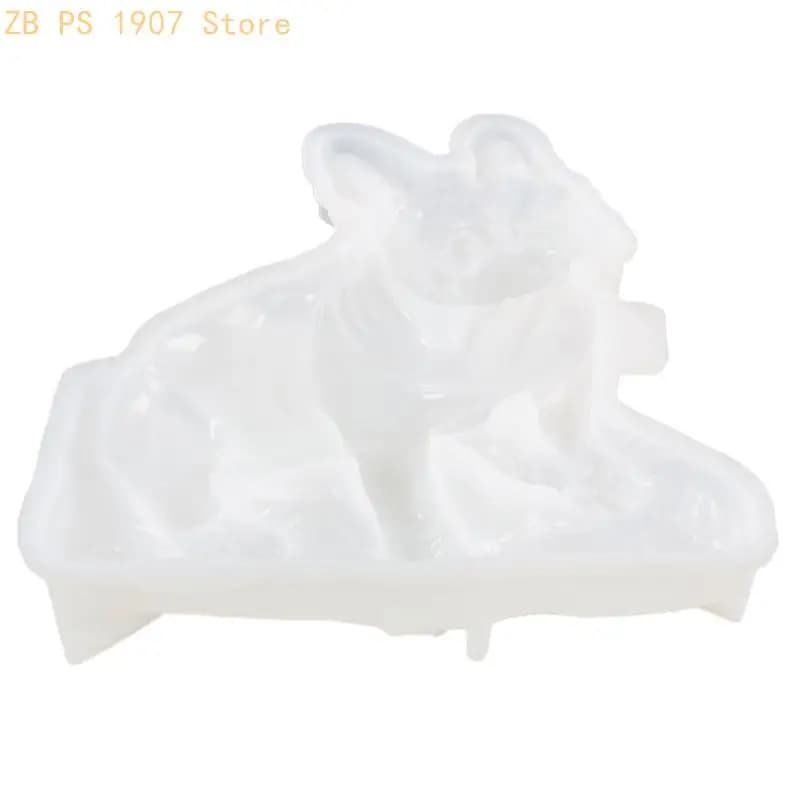 Large Dog Wall Hanging Mold Silicone Resin Mold Dog Shaped Epoxy Casting Molds 55KA