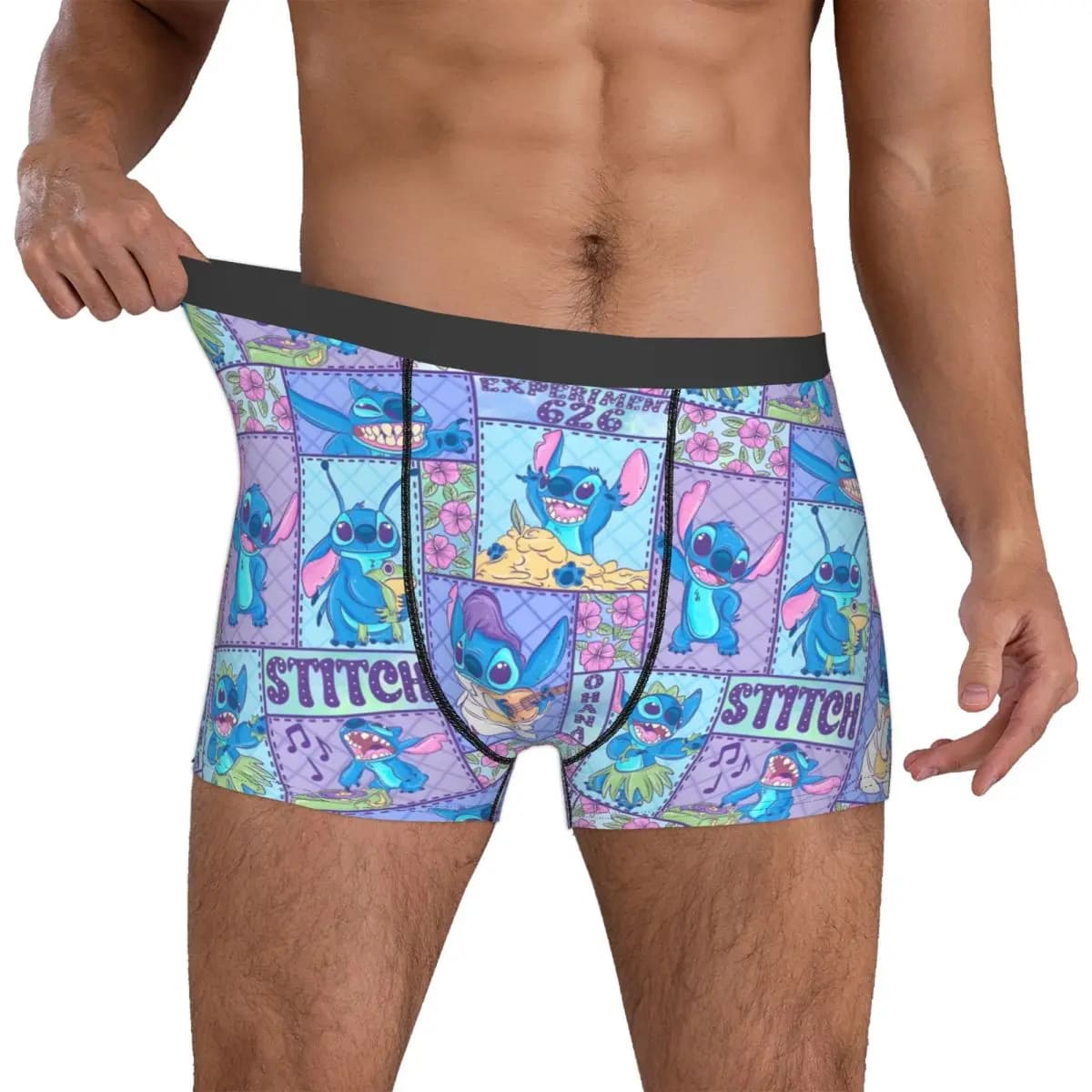 Boxer da Uomo Personalizzati con Stampa a Punti a S, Slip Morbidi e Confortevoli
