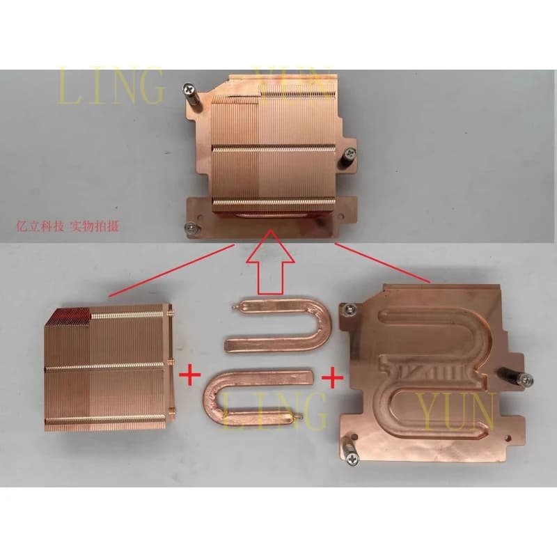 Z NEW Copper Heatsink for Dell Optiplex 3090 5090 7090 Micro MFF CPU Heatsink
