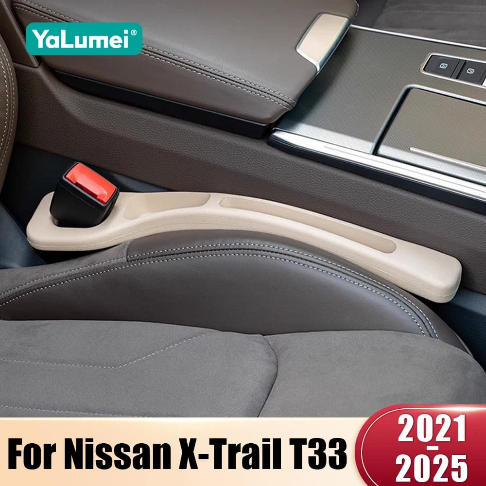 Per Nissan X-Trail XTrail T33 2021 2022 2023 2024 2025 2PCS Seggiolino Auto Universale Strisce A Prova di Perdite Gap Cucitura Laterale di Stoccaggio di Riempimento