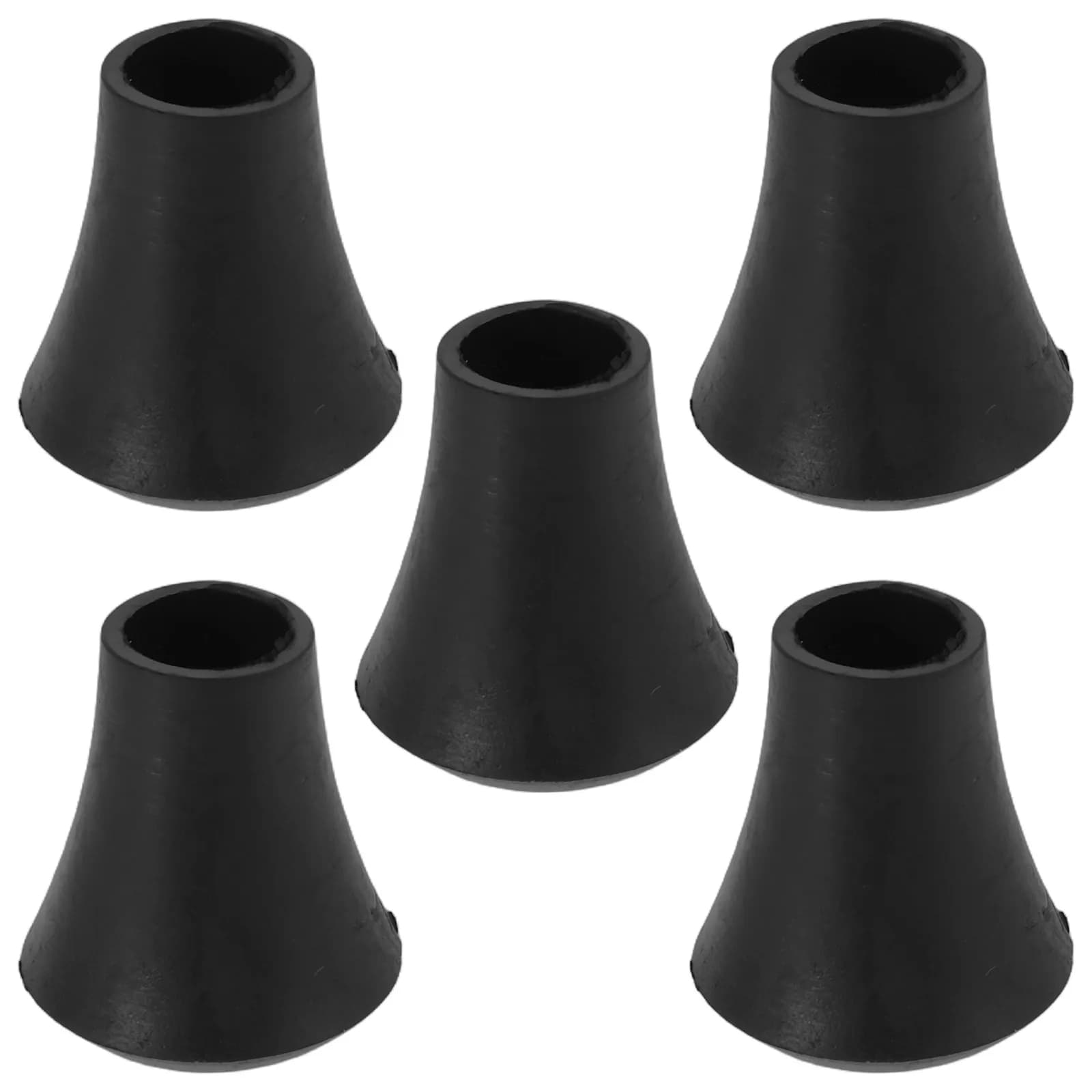 Set di 5 Supporti per Gambe di Batteria, Parti Antiscivolo in Gomma Durevole, Accessori per Montaggio Kit Batteria, Punte per Bacchette da Pratica