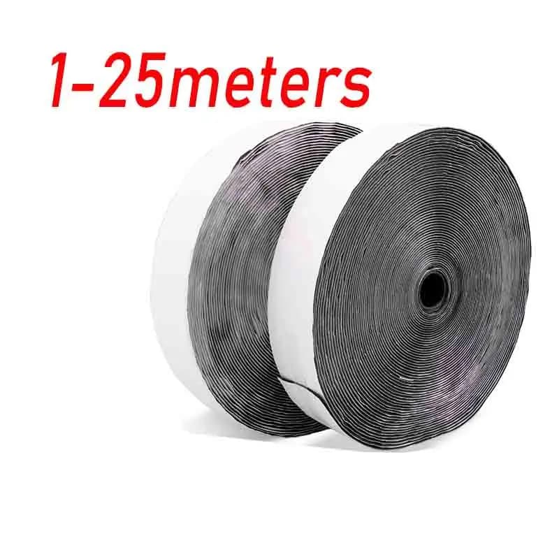 Magic Sticker Tape Scratch Tapes Black White Self Adhesive Strong Double Sided Adhesive with Sticker Powerful Hook and Loop Fast