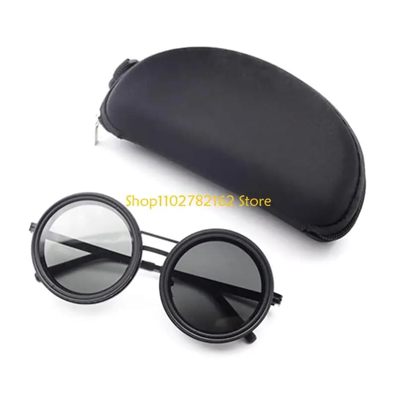 547B Metal Frame Steampunk Sunglasses Polarized Lenses Upgrades for Outdoor Sports