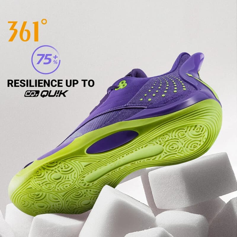361 Degree Team Joker Men Basketball Shoes CQT Stable Rebound Anti-slip Wear-resistant High-top Combat Male Sneakers 572511105