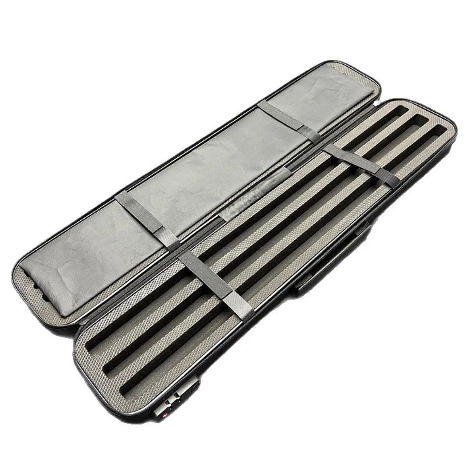 Custodia Rigida Portatile per Stecche da Biliardo con Protezione in Schiuma, Borsa 3x3 per Trasporto Accessori Professionali per Stecche da Pool