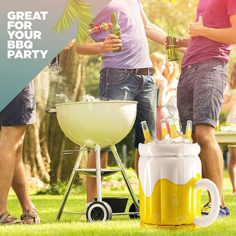 【GRANDE SCONTO】Confezione da 2 bicchieri refrigeranti galleggianti per birra, ideali per feste in piscina e raduni estivi - Refrigeratore per bevande e decorazioni per addio al single
