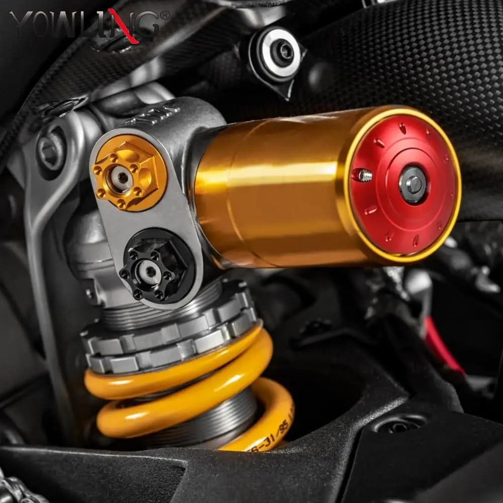 Coperchio del serbatoio dell'ammortizzatore posteriore del motociclo per Ducati 899 959 1199 1199S 1299 1299S Panigale Streetfighter V2 XDIAVEL 1262 1262S
