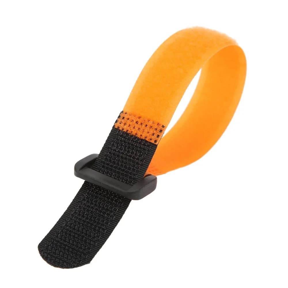 30 Pcs Nylon Hook and Loop Strap With Plastic Buckle Colorful Reusable Cable Ties Adjustable Goal Net Support Straps