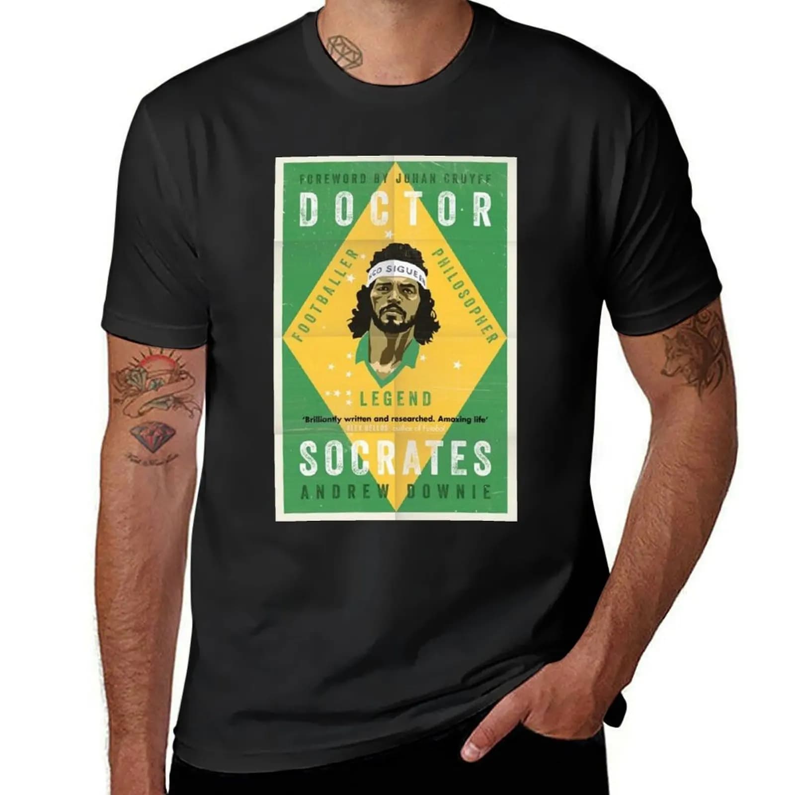 Socrates Brazil T-Shirt cute clothes vintage clothes sports fans fruit of the loom mens t shirts