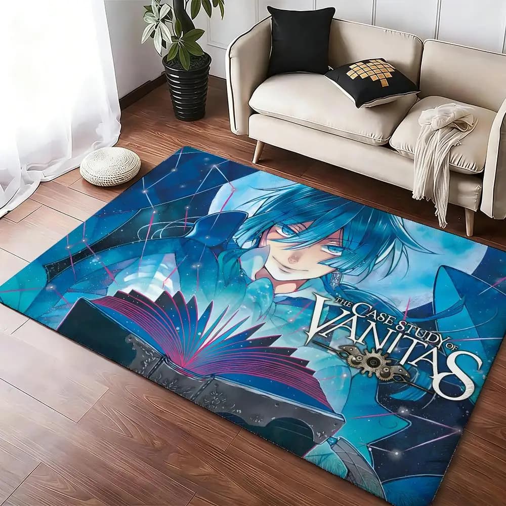 Vanitas C-Case S-Study Floor Mat Soft Thickened Absorbent Non-Slip Bedroom Living Room Door Mat Home Decor Flannel Rugs