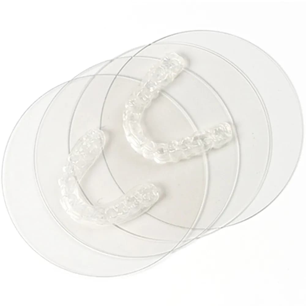Round Soft Finishing Dentale Tooth Whitening Oral Tooth Whitening Tooth Whitening Anti Snooth Grinding Mouth Guard Stamping Sheet Care