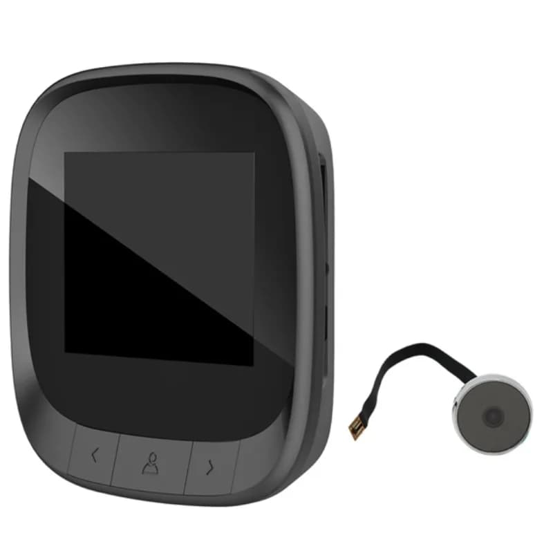 Tuya Wireless Digital Doorbell with LCD Screen Concealed Peephole Smart Video Doorbell Camera Infrared Night Vision Doorbell
