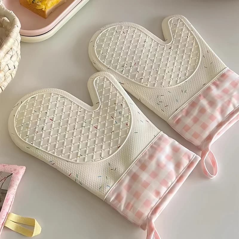 1 Pezzo Guanto da Cucina in Silicone, Resistente al Calore, per Forno e Microonde, Utensile per Cottura