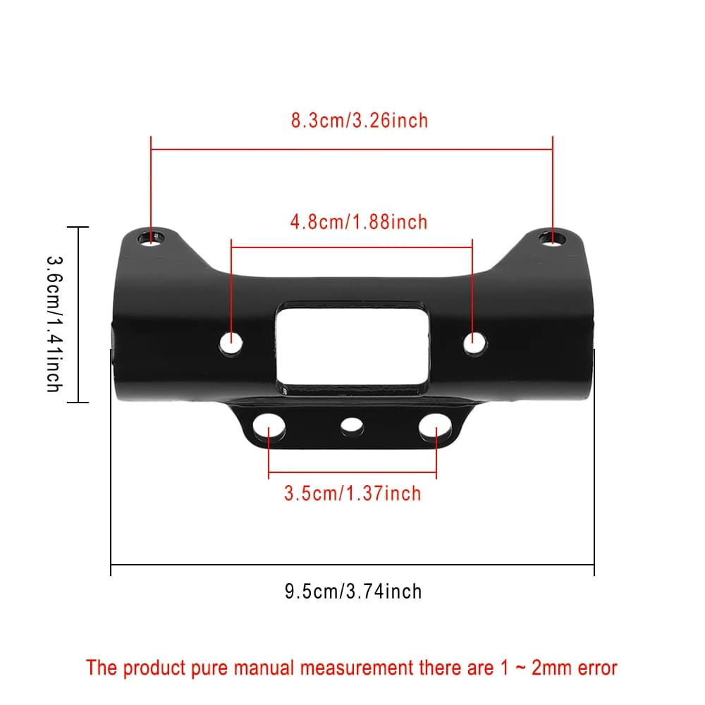 Piastra di fissaggio per manubrio di scooter elettrico, 1 pezzo, per Ninebot E3 Pro, piastra di montaggio per manubrio di scooter elettrico, parte di ricambio