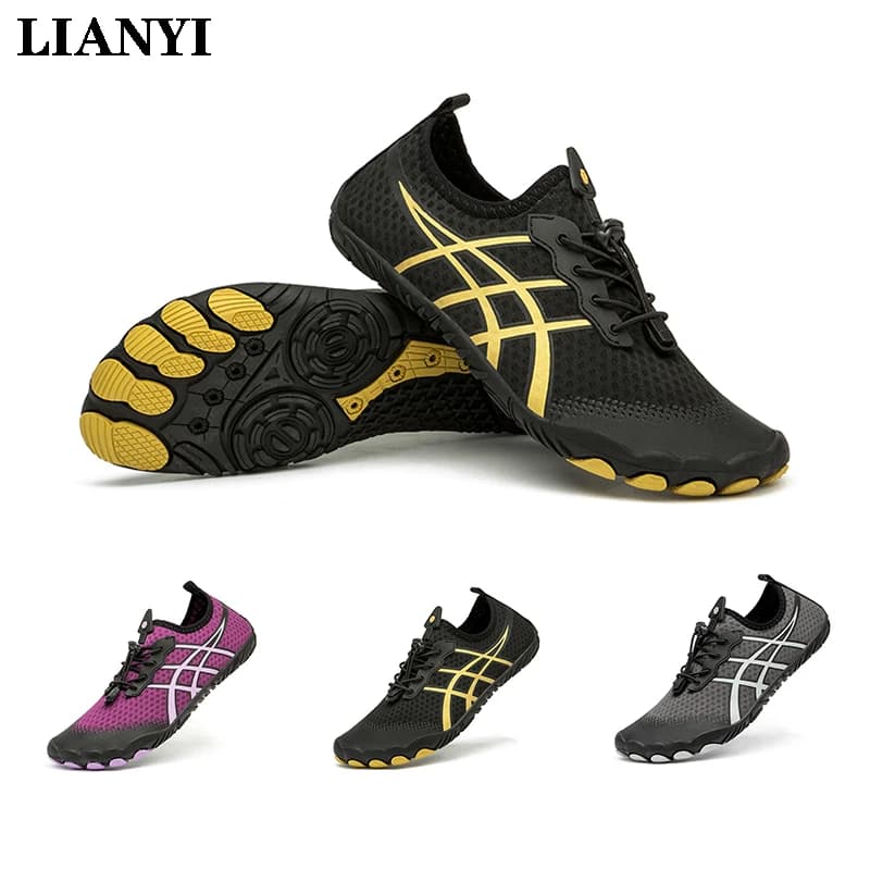 LIANYI Scarpe da trekking da uomo ad asciugatura rapida Spedizione gratuita Scarpe da acqua comode e traspiranti a cinque dita Stivali da alpinismo leggeri