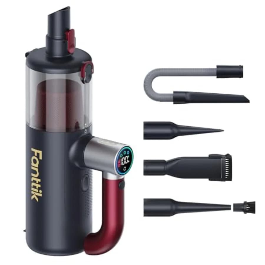 Cruise V11 APEX Handheld Vacuum Cordl, 4-in-1 Vacuum Cleaner with AxLoop 180° Rotatable Handle, 145W Brushl Motor, LED Touch Sc
