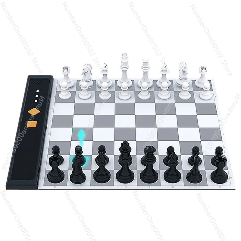 Set di scacchi elettronici intelligenti Lavagna magnetica con mini gioco portatile per insegnanti di robot AI per bambini e adulti ​
