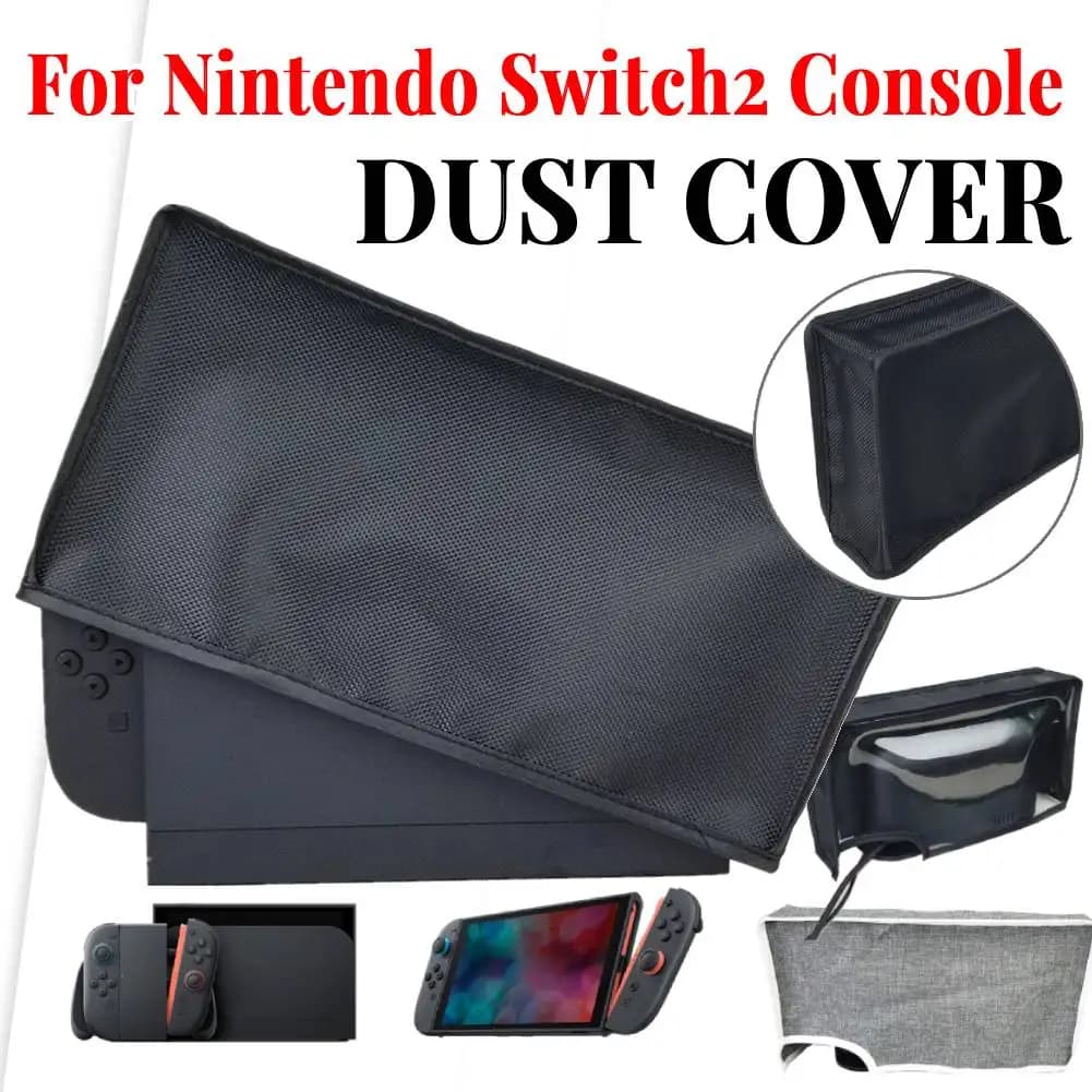 Nuovo per Switch 2 Console di gioco Dock Custodia antipolvere Panno antigraffio Copertura antipolvere Tappo in rete Rete per Switch 2 Accessori da gioco