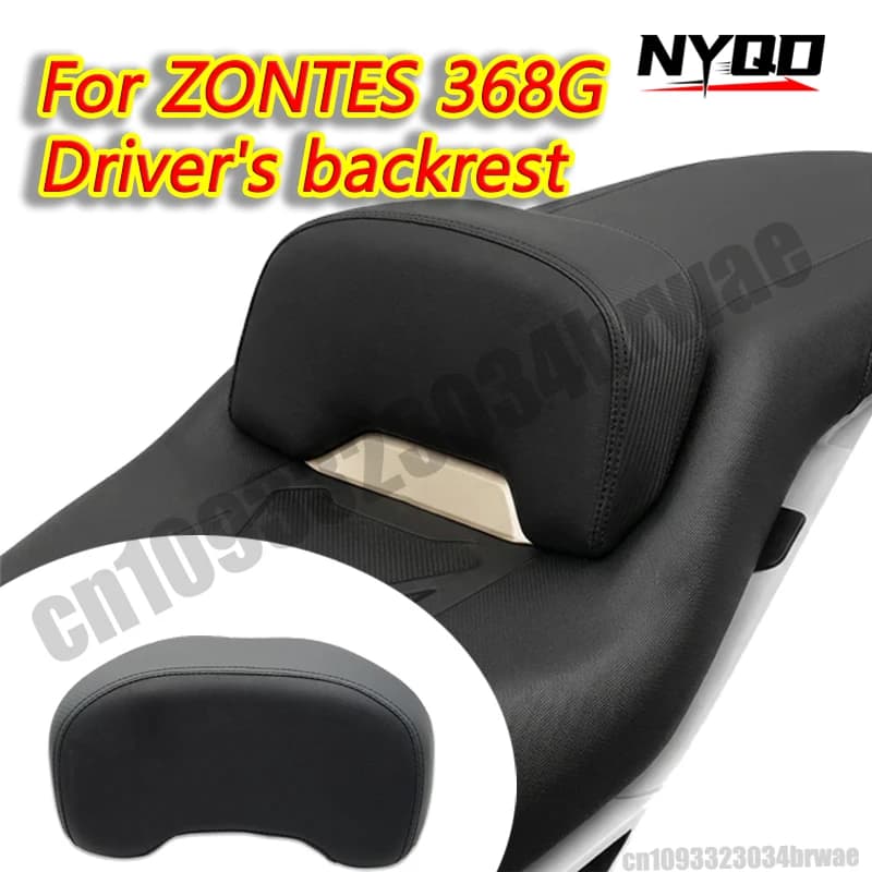 Schienale per Conducente di Moto ZONTES 368G 368 G ADV, Cuscino di Supporto Lombare Allargato, Accessorio per Sedile