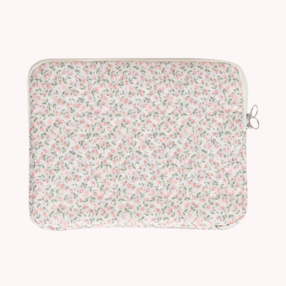 Custodia per Laptop 11/13/15 Pollici, Borsa Imbottita per Laptop, Custodia Floreale Coquette per Laptop, Accessori per Ufficio