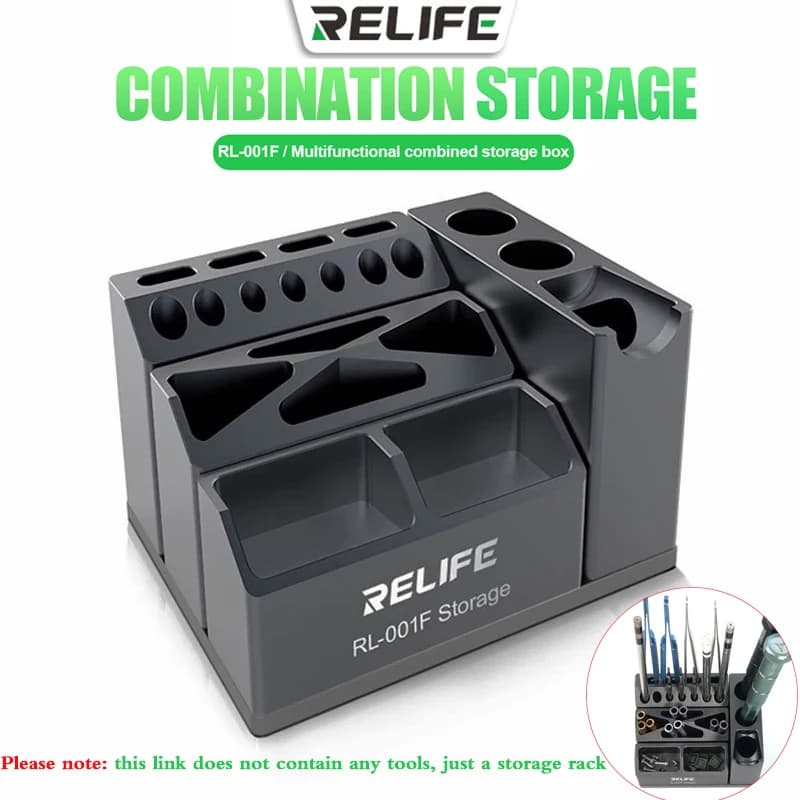 RELIFE RL-001F Storage box Screwdrivers Screwdriver Parts Organizer Aluminum Alloy Multifunctional Modular Repair