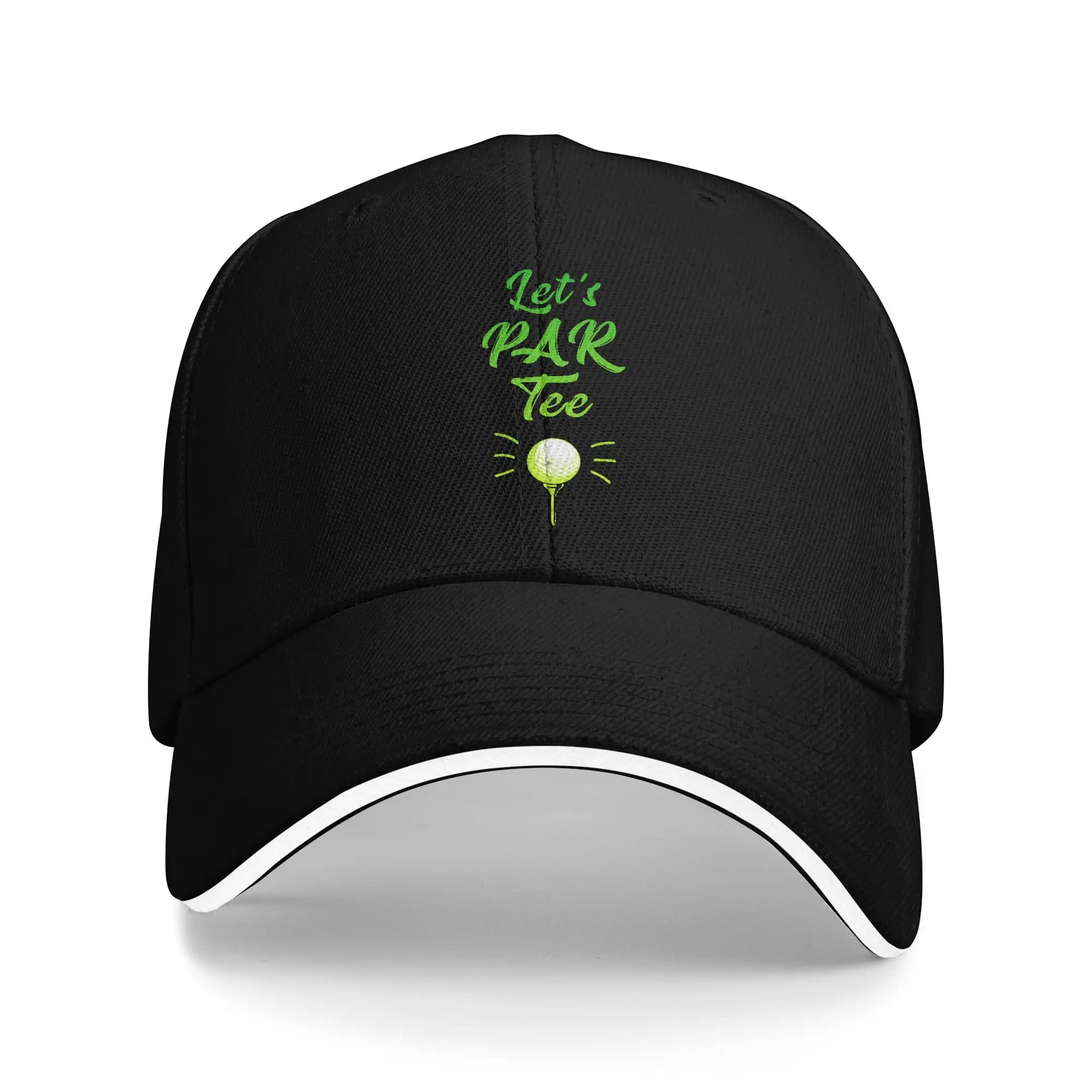 Cappellino da Baseball Let's Par Tee Golf, Stile Y2K, per Coppie, Cappelli Hip Hop da Donna, Protezione Solare, Stampa, per Escursionismo e Pesca, Idea Regalo