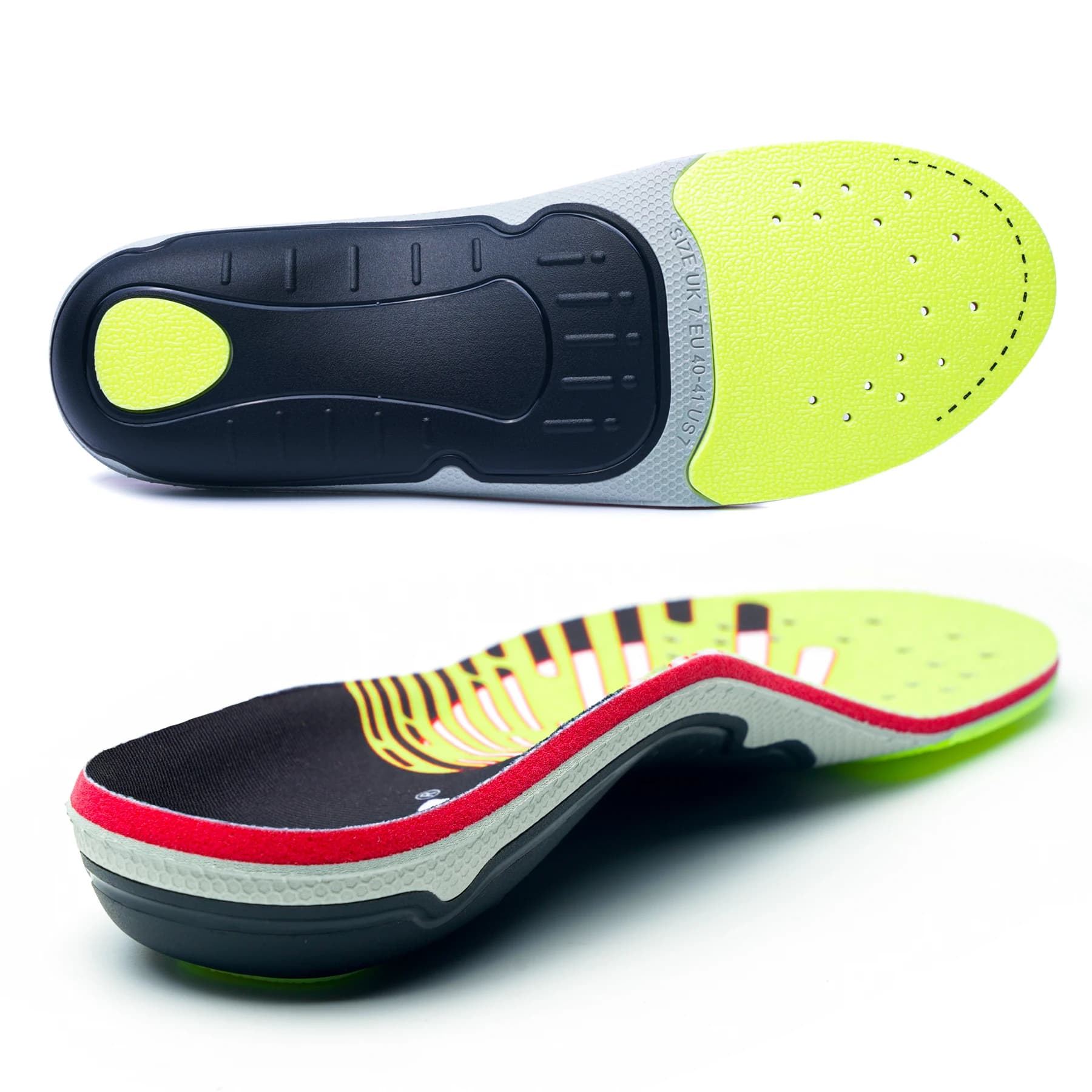 Solette for plantar fascites, orthopaedic inserts for support of the plantar arch Man Woman Lift from the pain to the heel, flat feet soles for work boots