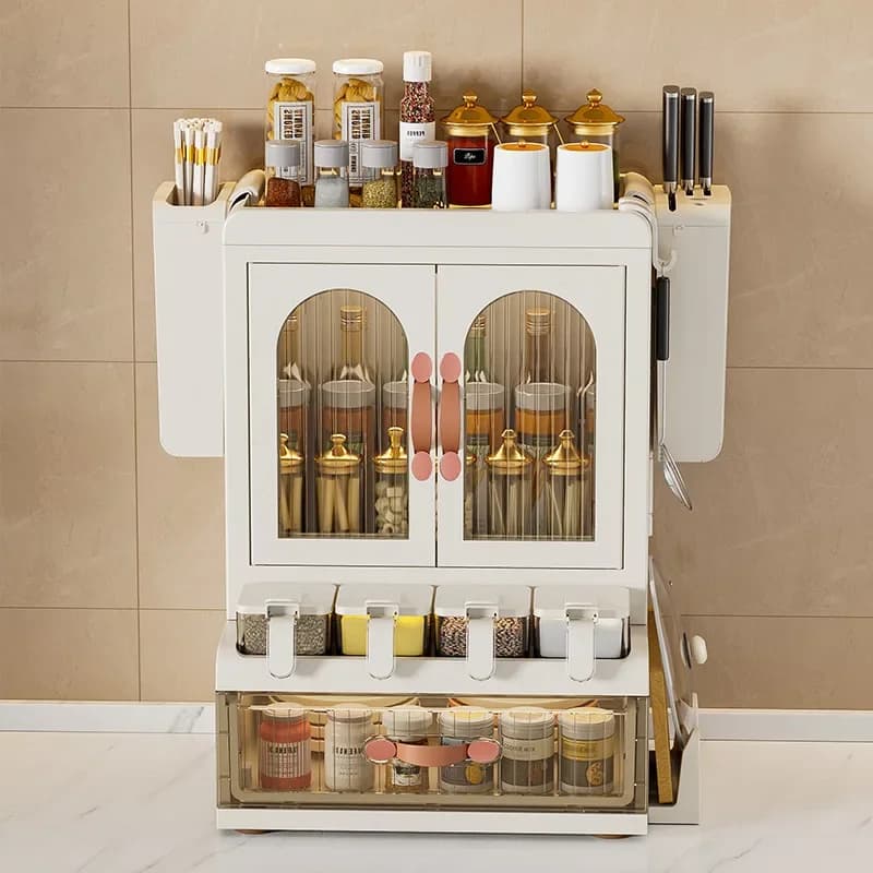 Kitchen accessories, knife holders and wands, worktop holders, kitchen utensils, storage rack, multi-layered storage cabinet